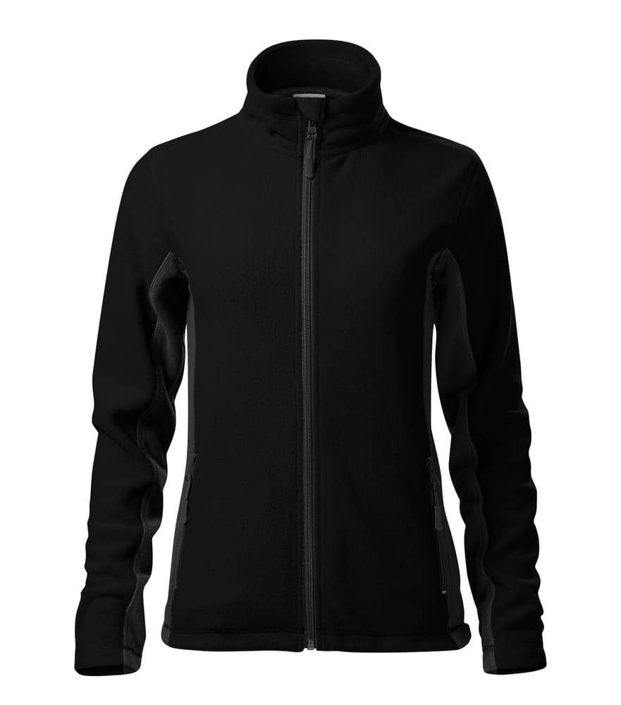 Fleece Schwarz Brust Damen